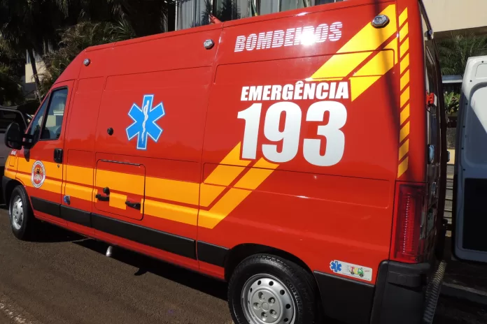 colisão carro moto bairro Belvedere Chapecó