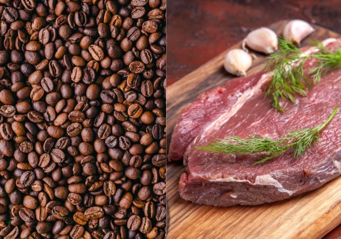 carne e café mais baratos
