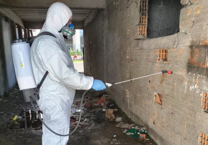 borrifação contra dengue