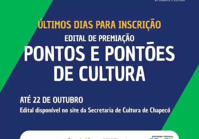 edital cultural Chapecó