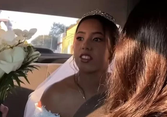 noiva se revolta com madrasta de branco