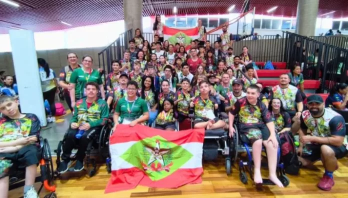 Santa Catarina conquista destaque nas Paralimpíadas Escolares e fecha ano entre os melhores do país