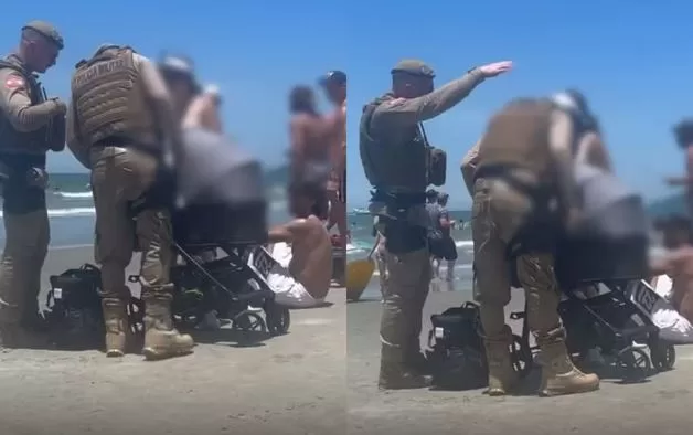 bebê exposto ao sol