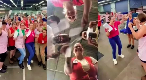 Empresa de Santa Catarina distribui bilhetes da Mega-Sena da Virada para mais de 2,5 mil funcionários e surpreende colaboradores.