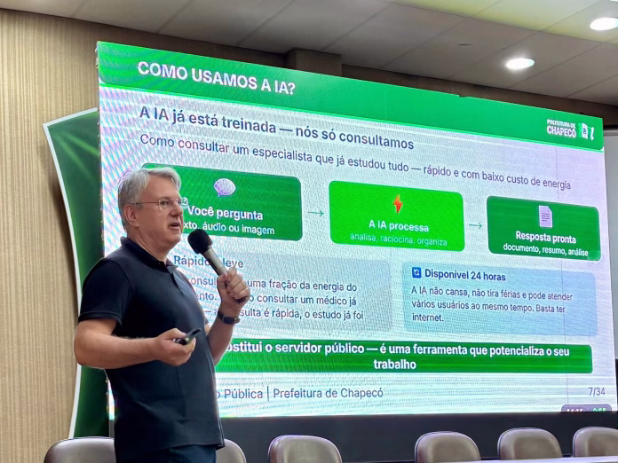 Chapecó promove capacitação sobre uso de Inteligência Artificial na gestão pública