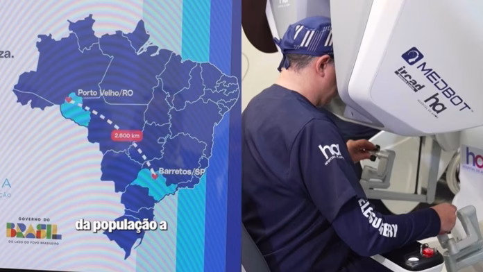 Equipe médica realiza telecirurgia robótica oncológica entre Porto Velho e Barretos