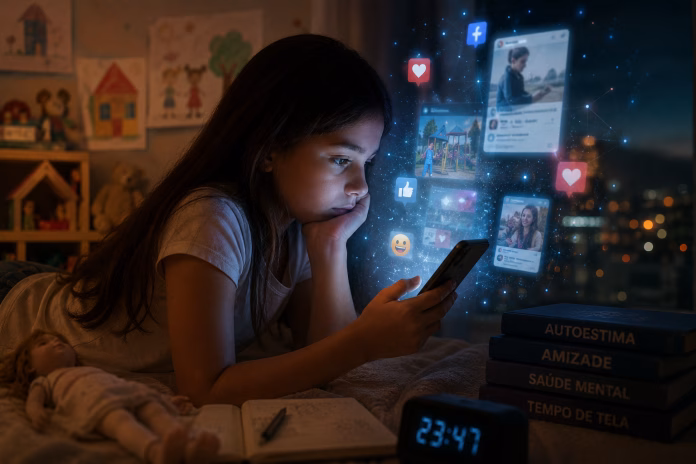como as redes sociais afetam as crianças