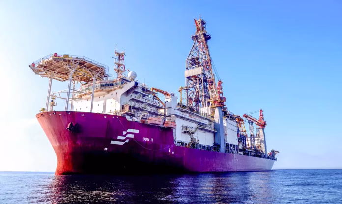 Plataforma da Petrobras ligada à descoberta de petróleo na Margem Equatorial, no Amapá