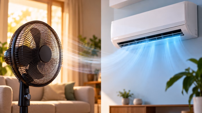 Ar-condicionado ou ventilador qual gasta mais energia